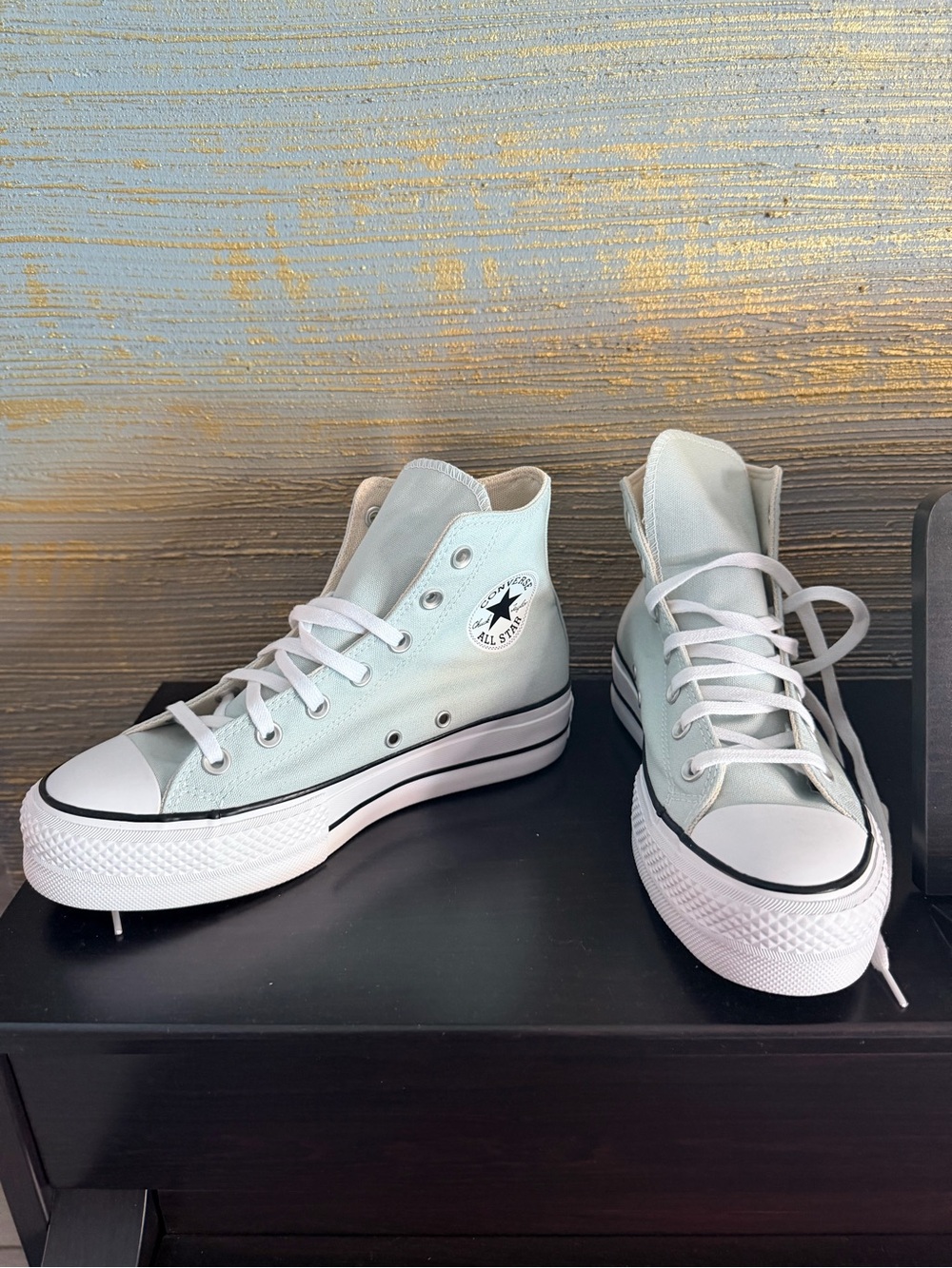 Converse Chuck Taylor All Star Platform High Top Sneakers - “You Dew You” W7.5